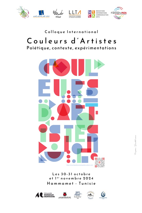 Couleurs d’artistes. Poïétique, contexte, expérimentations